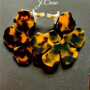 J.Crew tortoise earrings